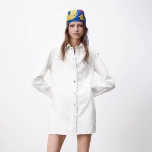 Zara size S Denim Mini Dress